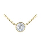 De Beers Forevermark The Forevermark Tributeâ„˘ Collection Round Diamond Necklace FMT2000-20
