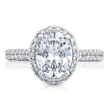 Oval Bloom Engagement Ring HT254725OV