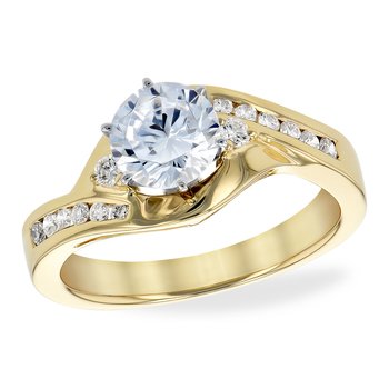 14KT Gold Semi-Mount Engagement Ring C242-65983