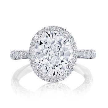 Oval Bloom Engagement Ring HT2670OV