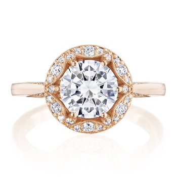 Round Bloom Engagement Ring HT2567RD