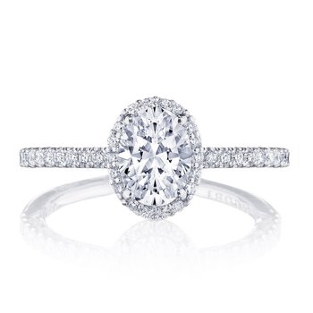 Oval Bloom Engagement Ring HT257215OV