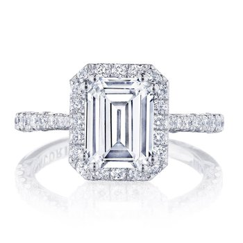 Emerald Bloom Engagement Ring HT2571EC