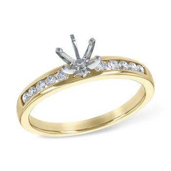 14KT Gold Semi-Mount Engagement Ring G244-48692