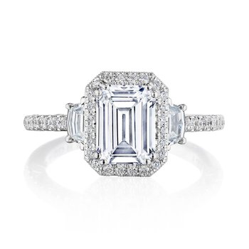 Emerald 3-Stone Engagement Ring 269217EC