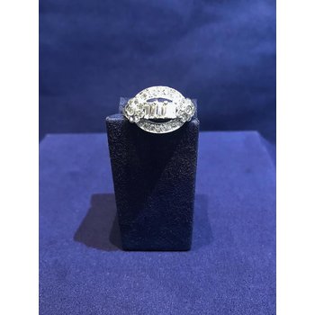 Vintage Open-Arch Diamond Ring 12345678