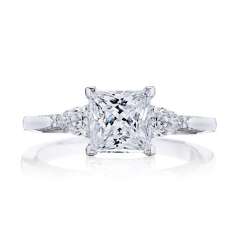 Princess 3-Stone Engagement Ring 2668PR