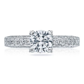 Round Solitaire Engagement Ring HT2229A