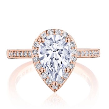 Pear Bloom Engagement Ring P1032PS