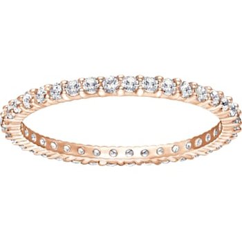 Vittore Ring, White, Rose-gold tone plated 5083129