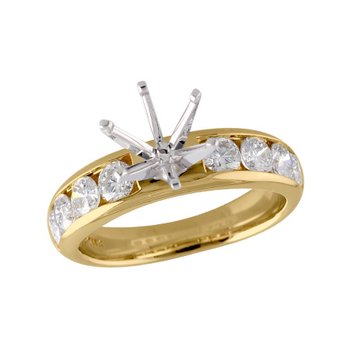 14KT Gold Semi-Mount Engagement Ring M239-96855