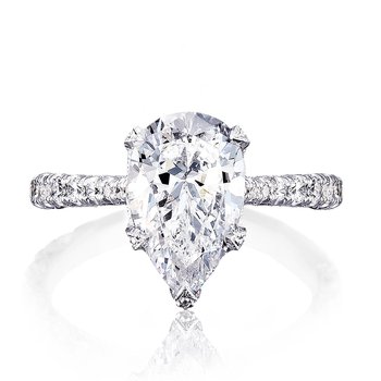 Pear Solitaire Engagement Ring HT2663PS