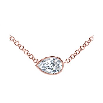 The Forevermark Tributeâ„˘ Collection Pear Diamond Necklace FMT2010-33