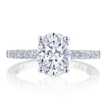 Oval Solitaire Engagement Ring P1042OV