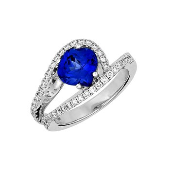 Blue Sapphire Ring CR14311WBS