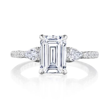 Emerald 3-Stone Engagement Ring 269417EC