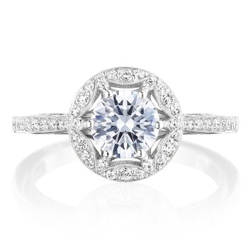 Round Bloom Engagement Ring HT2568RD