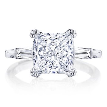 Princess 3-Stone Engagement Ring HT2657PR