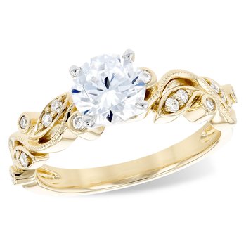 14KT Gold Semi-Mount Engagement Ring A245-43247