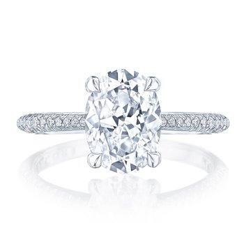 Oval Solitaire Engagement Ring HT2581OV