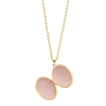 14KT Yellow Gold Locket With Adjustable Link Chain 377-66-205