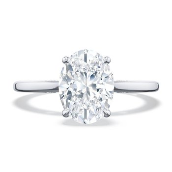Oval Solitaire Engagement Ring 2682OV