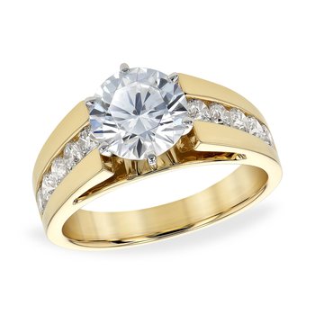14KT Gold Semi-Mount Engagement Ring C060-86865