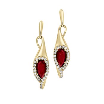 Ruby Earrings CE4597YRU