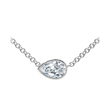 The Forevermark Tributeâ„˘ Collection Pear Diamond Necklace FMT2010-25