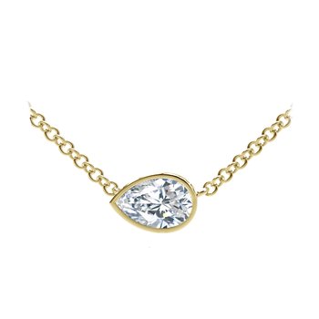 The Forevermark Tributeâ„˘ Collection Pear Diamond Necklace FMT2010-25