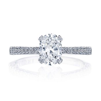 Oval Solitaire Engagement Ring HT2578OV