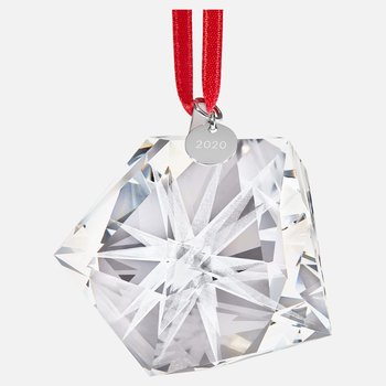 Daniel Libeskind Annual Eternal Star Frosted Hanging Ornament, White 5569385