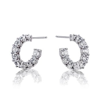 Diamond Huggie Earrings FE817