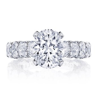 Oval Solitaire Engagement Ring HT2665OV
