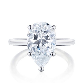 Pear Solitaire Engagement Ring 268922PS