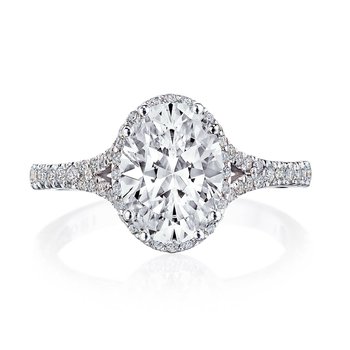Oval Bloom Engagement Ring 2672OV
