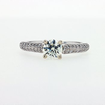Bridal & Knife Edge Diamond Engagement Ring  210-26-2008