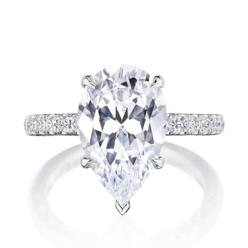 Pear Solitaire Engagement Ring 269022PS