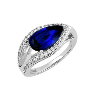 Blue Sapphire Ring CR14225WBS