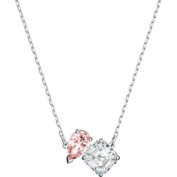 Attract Soul Necklace, Pink, Rhodium plated 5517115