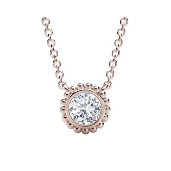 The Forevermark Tributeâ„˘ Collection Round Beaded Pendant FMT2050-30