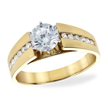 14KT Gold Semi-Mount Engagement Ring K240-89564