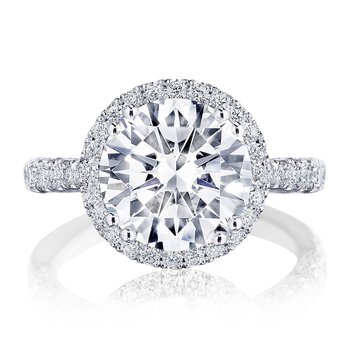 Round Bloom Engagement Ring HT2670RD