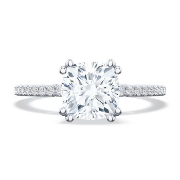 Cushion Solitaire Engagement Ring 268315CU