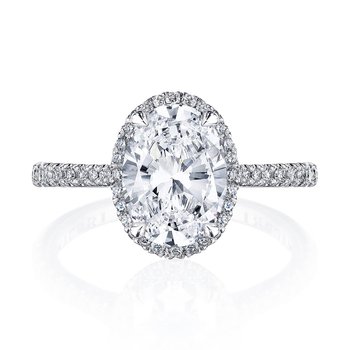 Oval Bloom Engagement Ring 2677OV