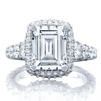Emerald Bloom Engagement Ring HT2624EC