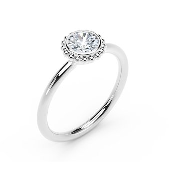 The Forevermark Tributeâ„˘ Collection Beaded Diamond Ring FMT3400-25