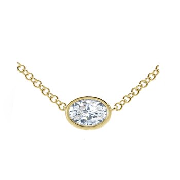 The Forevermark Tributeâ„˘ Collection Oval Diamond Necklace FMT2030-50