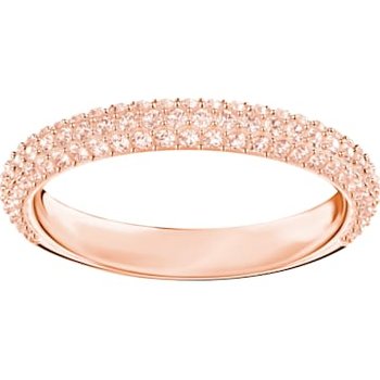 Stone Ring, Pink, Rose-gold tone plated 5402441