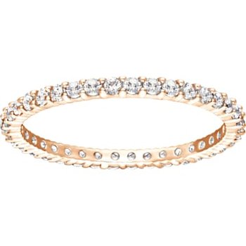 Vittore Ring, White, Rose-gold tone plated 5095328